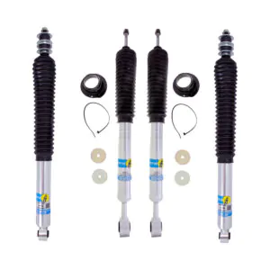 Bilstein 5100 0.87-2.28" adjustable front 0-1" rear lift shocks for 2007-2021 Toyota Tundra