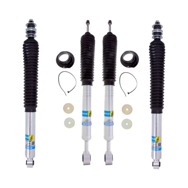 Bilstein 5100 0.87-2.28" adjustable front 0-1" rear lift shocks for 2007-2021 Toyota Tundra