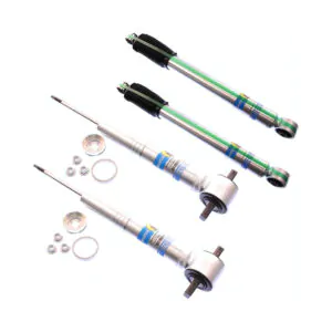 07-'13 Chevy / GMC Sierra 1500 4WD Bilstein 5100 6" Front & 4" Rear Lift Shocks-24-186940-24-186636