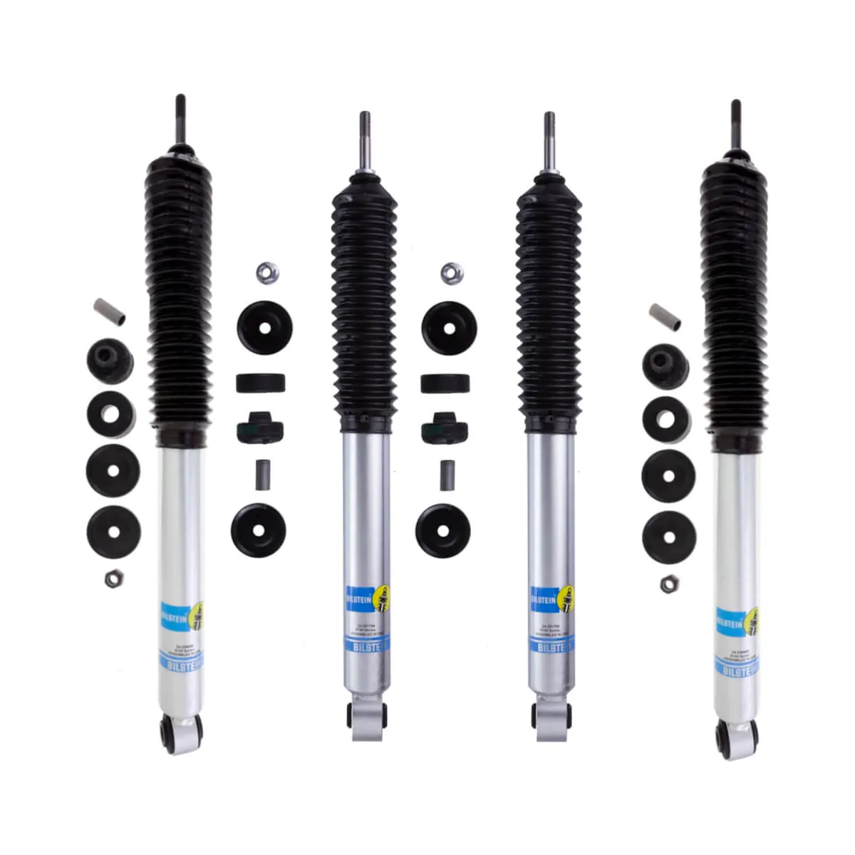 Bilstein 5100 2-2.5" Front and 0-1" Rear Lift Shocks 14-'17 RAM 2500 4WD