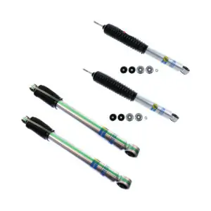 99-'10 Chevy/GMC Sierra 2500HD 4WD Bilstein 5100 6" Front & 4" Rear Lift Shocks-24-187183-24-186636