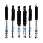 Bilstein 5100 4" Quad Front, 2-4" Rear Lift Shocks for 1980-1996 Ford Bronco