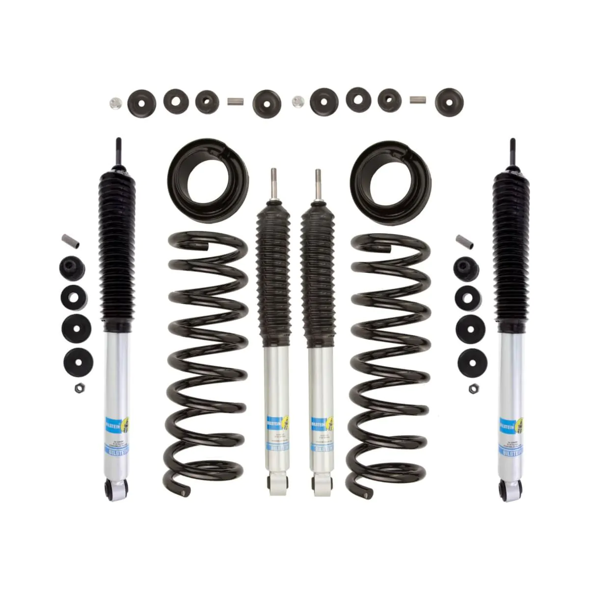 Bilstein 5112 2.3" Front and 5100 0-1" Rear Lift Shocks 14-'17 RAM 2500 4WD