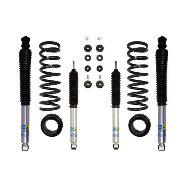 Bilstein 5112 2 Front and 0-1 Rear Lift Shocks for 2019-2025 RAM 2500 4WD GAS
