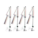 Bilstein 5125 4-6" Front Lift Quad/Dual 4 Shocks 99-'04 Ford F-250/F-350 4WD