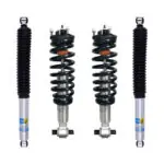 Bilstein 6112 0-2.5 Assembled Front Lift Coilovers with 0-1" Rear 5100 Shocks for 2019-2022 Ford Ranger 4WD/2WD