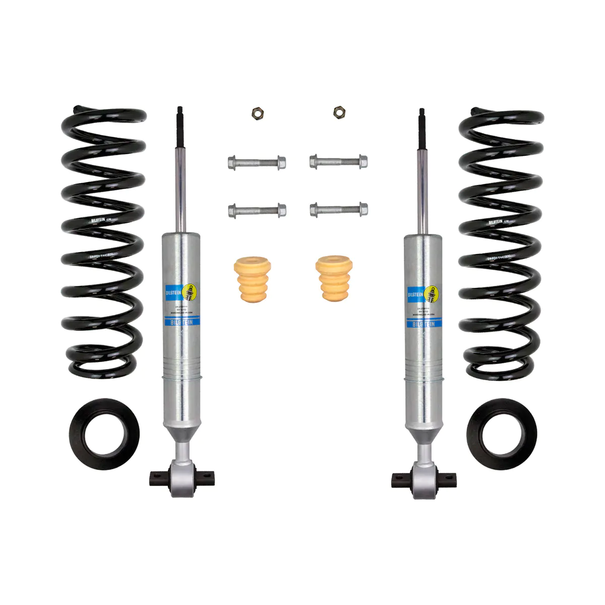 Bilstein 6112 0-2" Front Lift Coils and Shocks for 2015-2020 Ford F-150 4WD