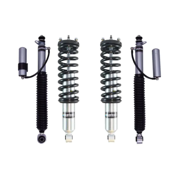 Bilstein 6112 1.5-2.6 Medium Duty(150-200lbs) Assembled Front Coilovers and B8 5160 0-2 Rear Lift Shocks for 2010-2024 Toyota 4Runner
