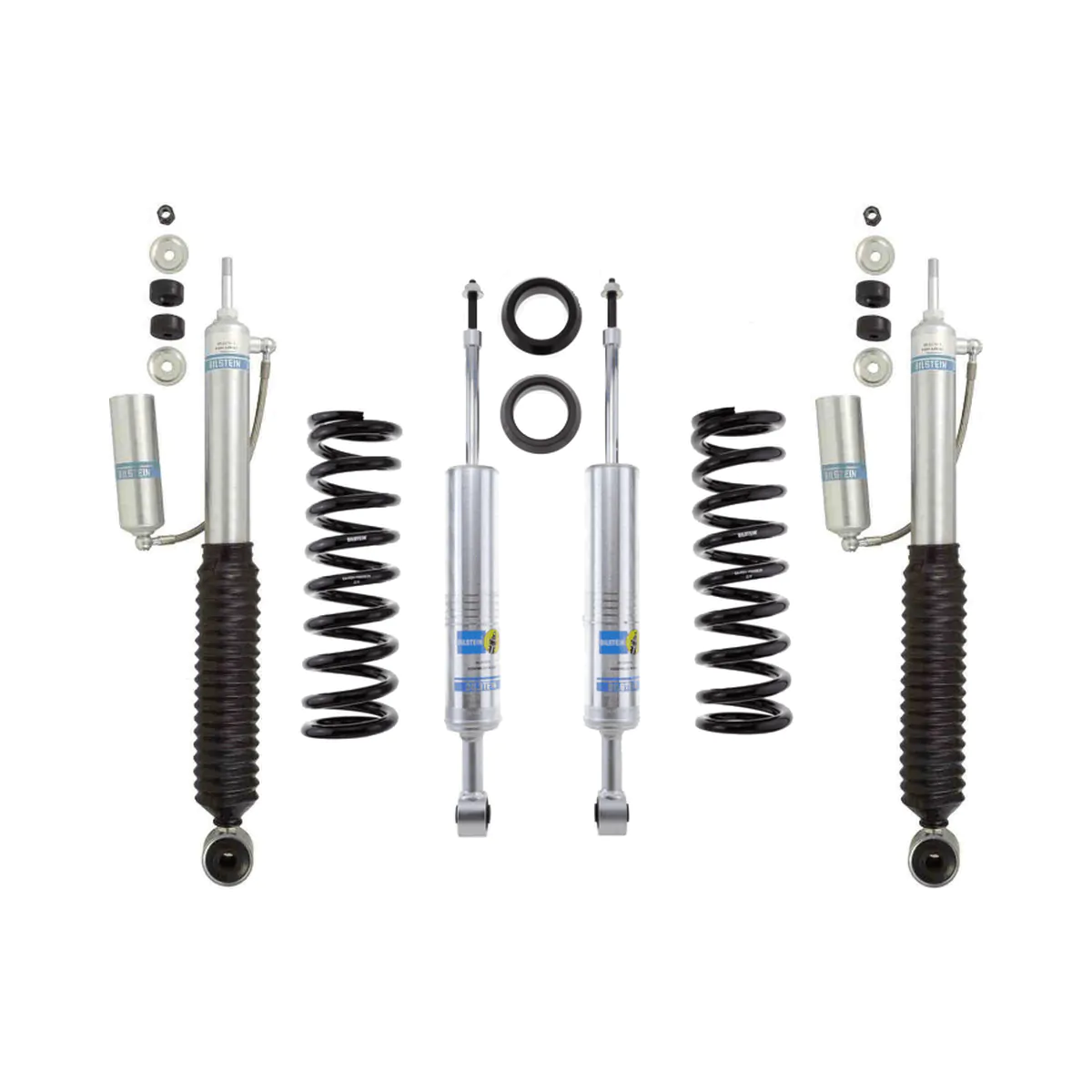 Bilstein 6112 + 5160 0-2.5" Front and 0-2" Rear Lift Shocks for 07-09 Toyota FJ Cruiser 4WD