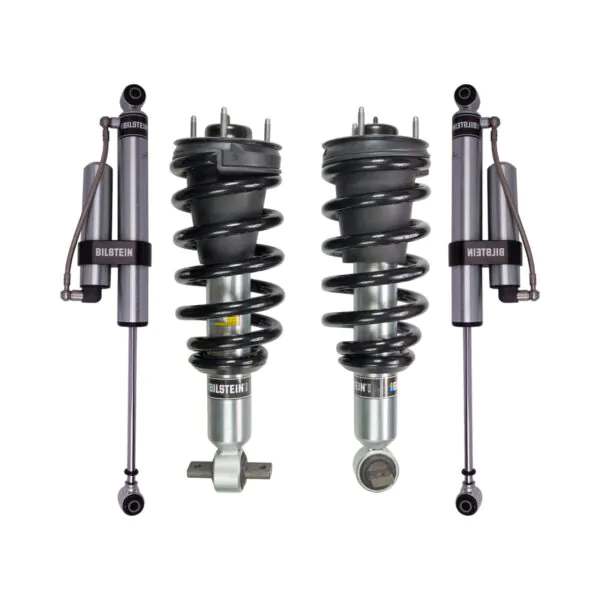 Bilstein 6112 Assembled Front 0-1.85 Lift Coilovers and Rear 5160 Shocks for 2014-2018 GMC Sierra 1500 2WD-4WD