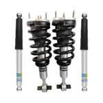 Bilstein 6112 Assembled Front 1.85-2.75 Lift Coilovers with B8 5100 0-1 Rear Lift Rear Shocks for 2007-2013 Chevy Silverado 1500 2WD-4WD