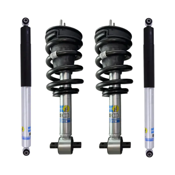 Bilstein B8 5100 RHA 0-1.1 Front Assembled Coilovers with 0-1 Rear Lift Shocks For 2019-2023 GMC Sierra 1500 (AT4 only)