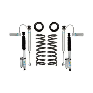 Bilstein B8 5162 2.3″ Front and 0-1" Rear Lift kit with Remote Reservoirs for 2014-2018 Ram 2500 4WD Diesel