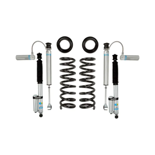 Bilstein B8 5162 2.3″ Front and 0-1" Rear Lift kit with Remote Reservoirs for 2014-2018 Ram 2500 4WD Diesel