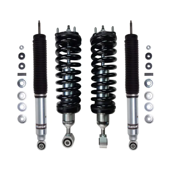 Bilstein B8 6112 2.1-3.1 Front Lift Assembled Coilovers with B8 6100 0-1 Rear Lift Shocks for 2022-2025 Toyota Tundra