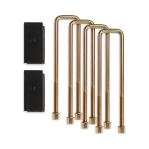 Cognito 2.0 Inch Block 12.0 Inch U Bolt Kit Cast/Tapered 99-18 Silverado/Sierra 1500-2500HD 01-13 GM 2500 SUVS