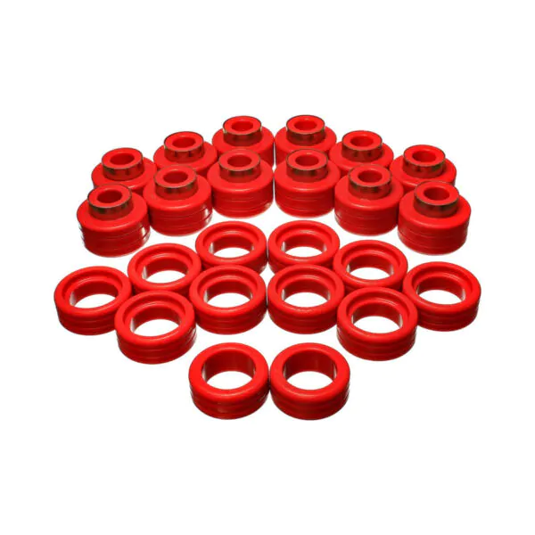 Energy Suspension Body Mount Bushings Red for 1992-1999 GMC K2500 Suburban 3.4148R