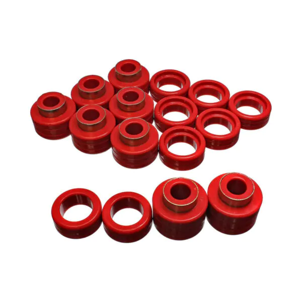 Energy Suspension Body Mount Bushings Red for 1988-2000 Chevrolet K2500 3.4122R