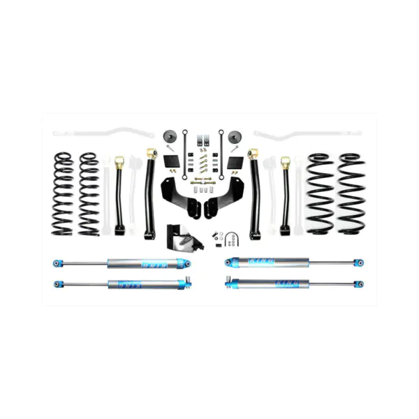 Jeep Wrangler JL 4.5 Inch Heavy Duty Enforcer Overland Lift Stage 3 with EVO SPEC KING 2.0 Inch Shocks EVO Manufacturing