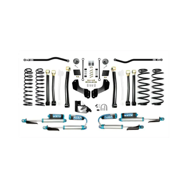 Jeep Wrangler JLU 4.5 Inch Heavy Duty High Clearance Plus Long Arm Suspension System with EVO SPEC King Shocks EVO Manufacturing