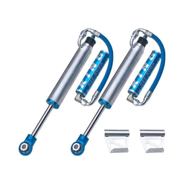 King 2.5 Rear Remote Reservoir Shocks for 2008-2018 TOYOTA Land Cruiser 200 Series