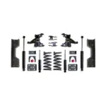 MaxTrac 4"/6" Lowering Kit for V8 with LD Rotors for 1988-1998 Silverado/Sierra 1500-K330546L-8