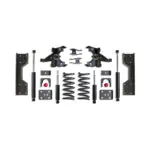 MaxTrac 4"/6" Lowering Kit with HD Rotors for V6 Models for 1988-1998 Silverado/Sierra 1500 2WD-K330546H-6