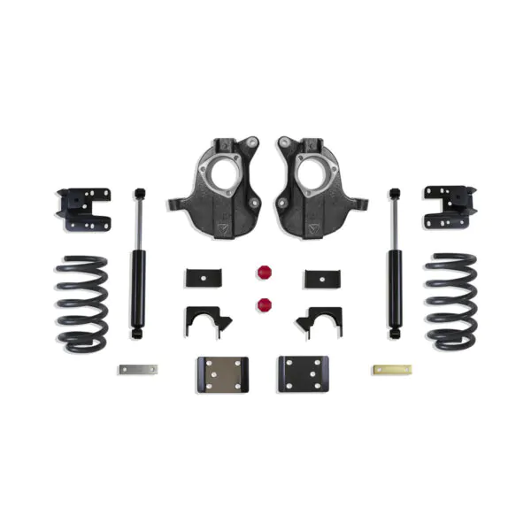 MaxTrac 4″/6″ Lowering Kit with Spindles/Coils for 2016-2018 Silverado/Sierra 1500-KC331546-8