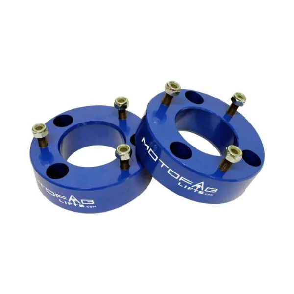 MotoFab 2" Front Leveling Lift Kit BLUE - 2004-2025 Ford F150