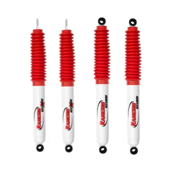 Rancho 0-3 Front-Rear Shock Absorbers for 2003-2004 Dodge Dakota 4WD