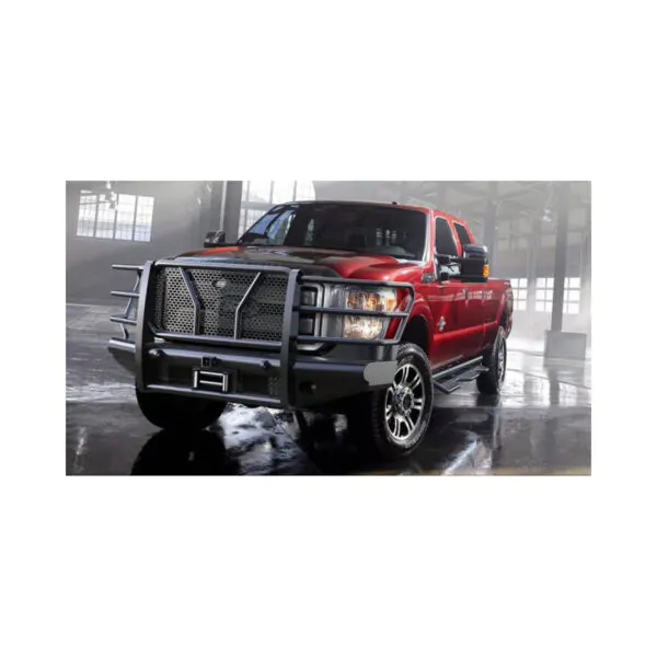 Steelcraft HD Replacement Front Bumper Semi-gloss black 2011-2016 Ford Super Duty F-250 F-350 F-450 F-550 - HD11370RW 