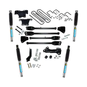 SuperLift 4" 4-LINK Lift Kit For 2017-2021 Ford F-250 and F-350 Super Duty with Bilstein Shocks 4WD - Diesel Only