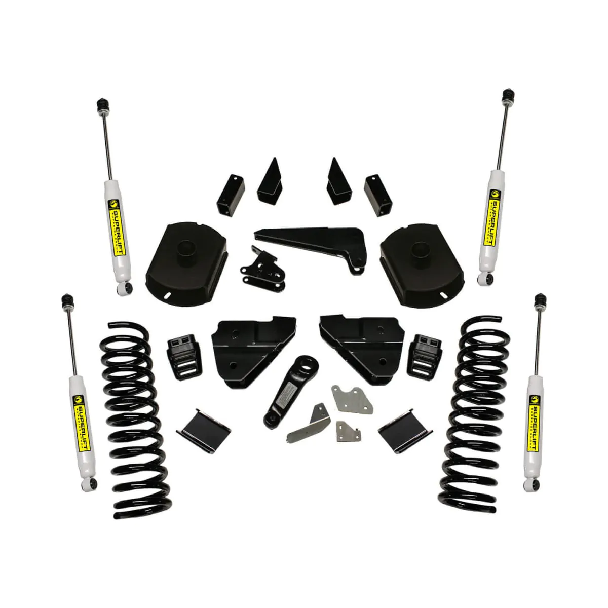 SuperLift 4" Lift Kit For 2014-2018 Dodge Ram 2500 4WD - Diesel Engine - with Superide Shocks
