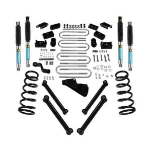 4 inch Dodge Suspension Lift Kit with Bilstein Shocks 2010-2013 2500 and 2010-2012 3500 Ram w-Diesel Engine 4WD-K965B