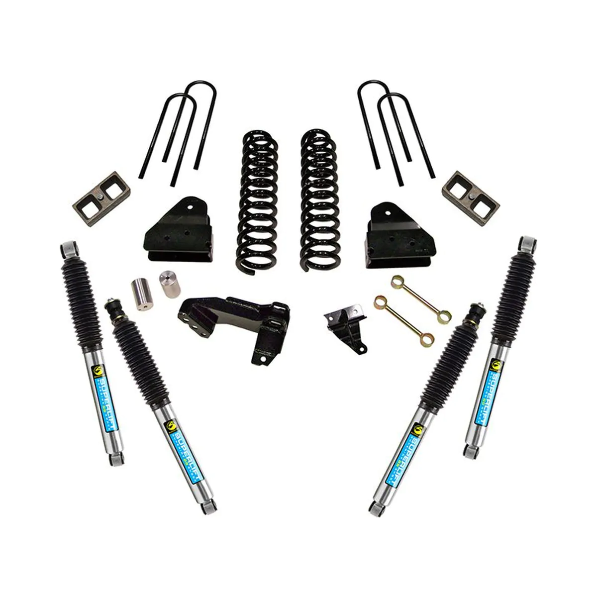 4 inch Ford Suspension Lift Kit with Bilstein Shocks - 2011-2015 4WD - DIESEL-K876B