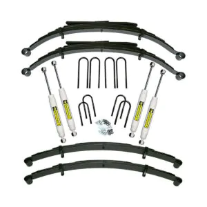 4 inch GM Suspension Lift Kit with Rear Springs - 1973-1991 Solid Axle 1-2 Ton Vehicles 4WD -K419
