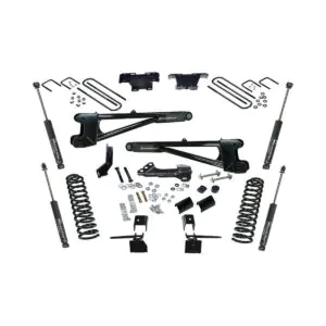 SuperLift 4" Radius Arm Lift Kit For 2017-2021 Ford F-250 and F-350 Super Duty 4WD - with Superide Shocks - Diesel Only