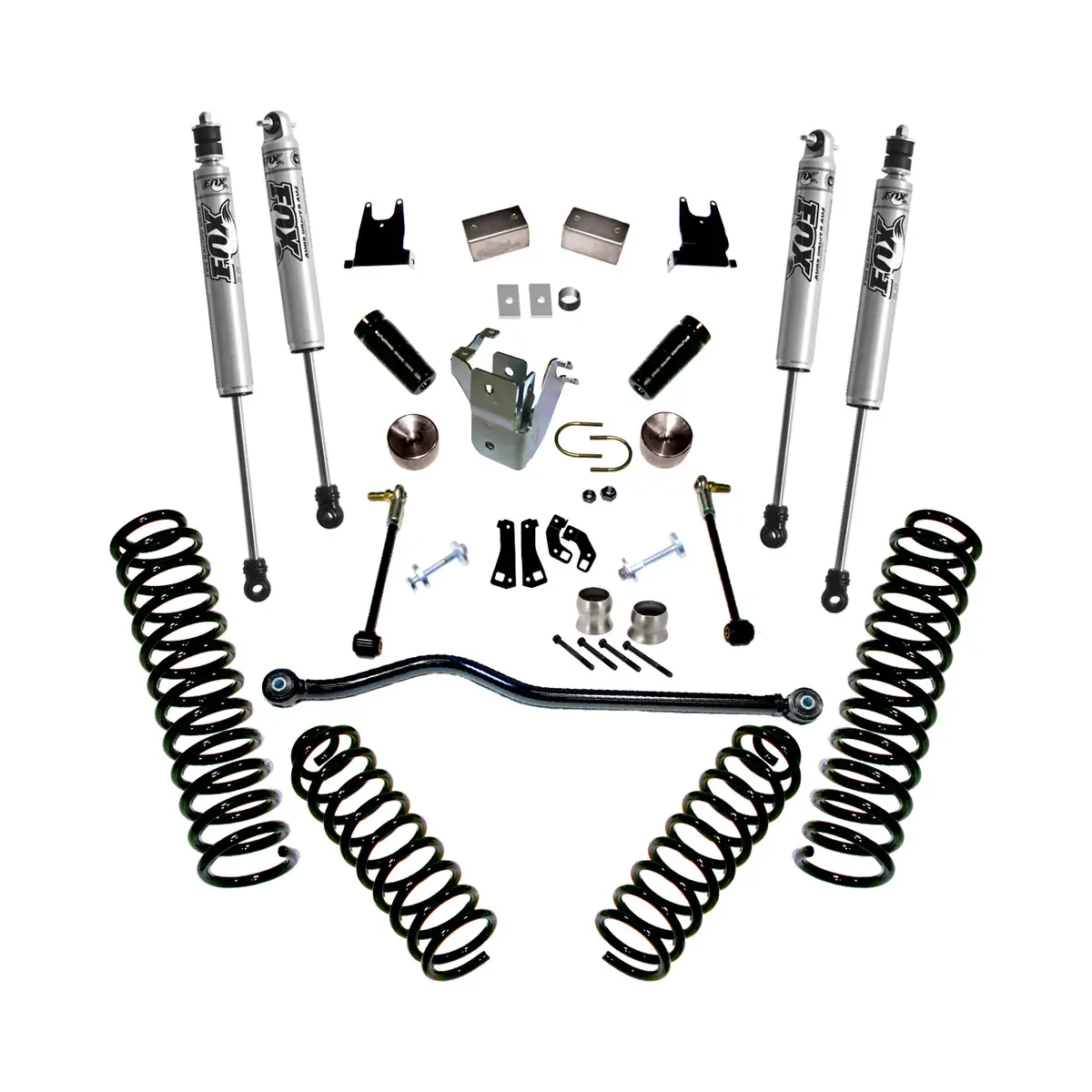 4 inch Jeep Suspension Lift Kit with Fox Shocks - 2012-2015 JK - 4 Door-K928F