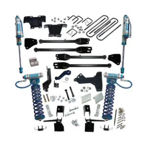 SuperLift 6" KING Edition 4-LINK Lift Kit For 2017 Ford F-250 Super Duty with KING Front Coilovers and KING Reservoir Rear Shocks 4WD