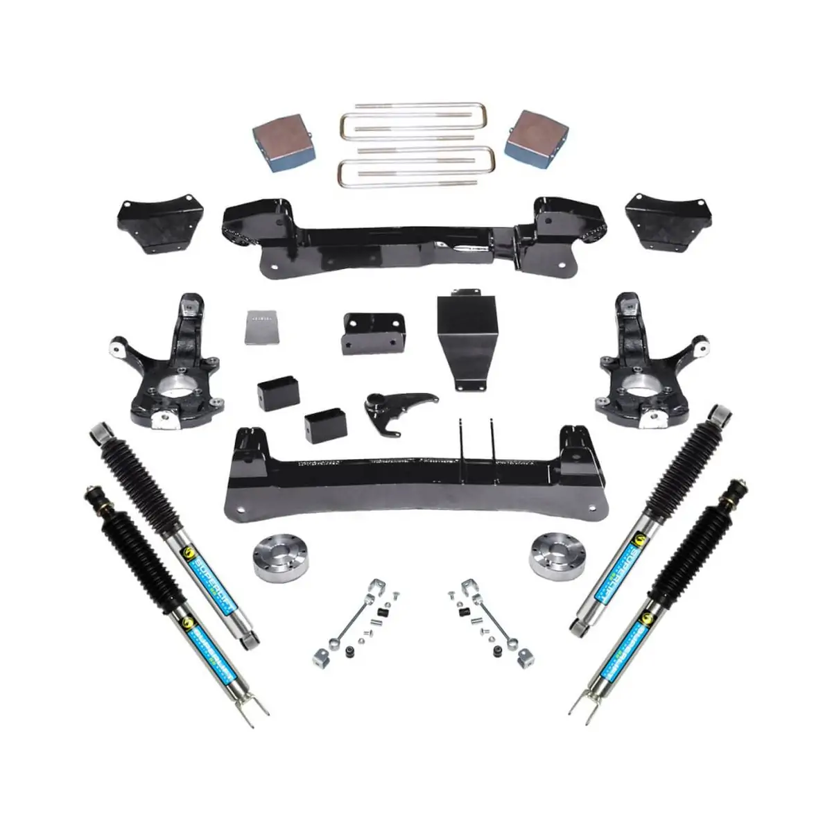 SuperLift 6" Lift Kit For 1999-2006 Chevy Silverado and GMC Sierra 1500 4WD - Knuckle Kit with Bilstein Shocks