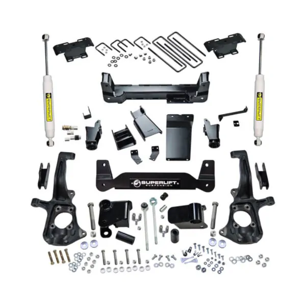 SuperLift 6" Lift Kit For 2011-2018 GMC Sierra 2500HD/3500 4WD - Knuckle Kit with Superide Shocks