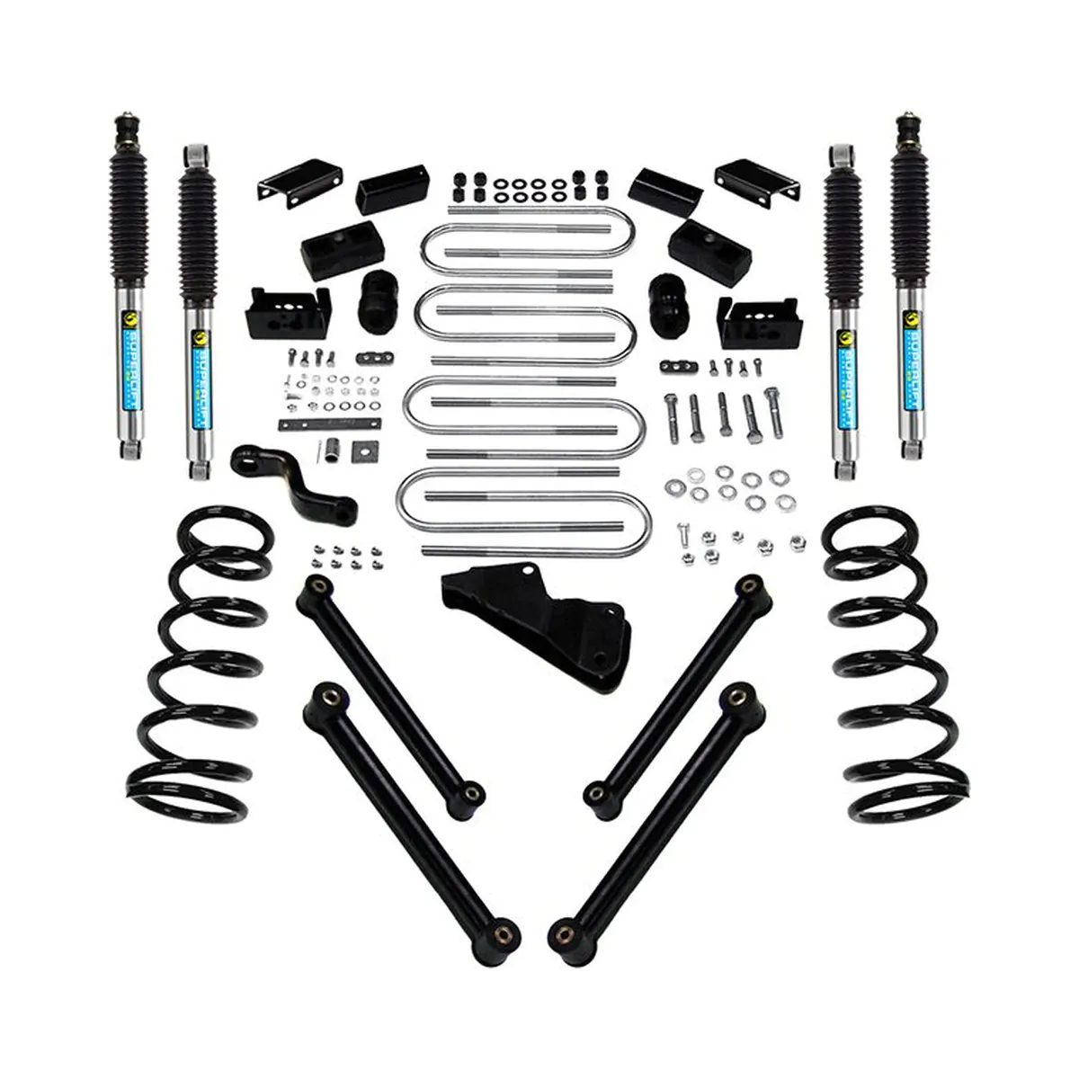 6 inch Dodge Suspension Lift Kit with Bilstein Shocks 2003-2005 2500-3500 Ram w-Diesel Engine 4WD-K760B