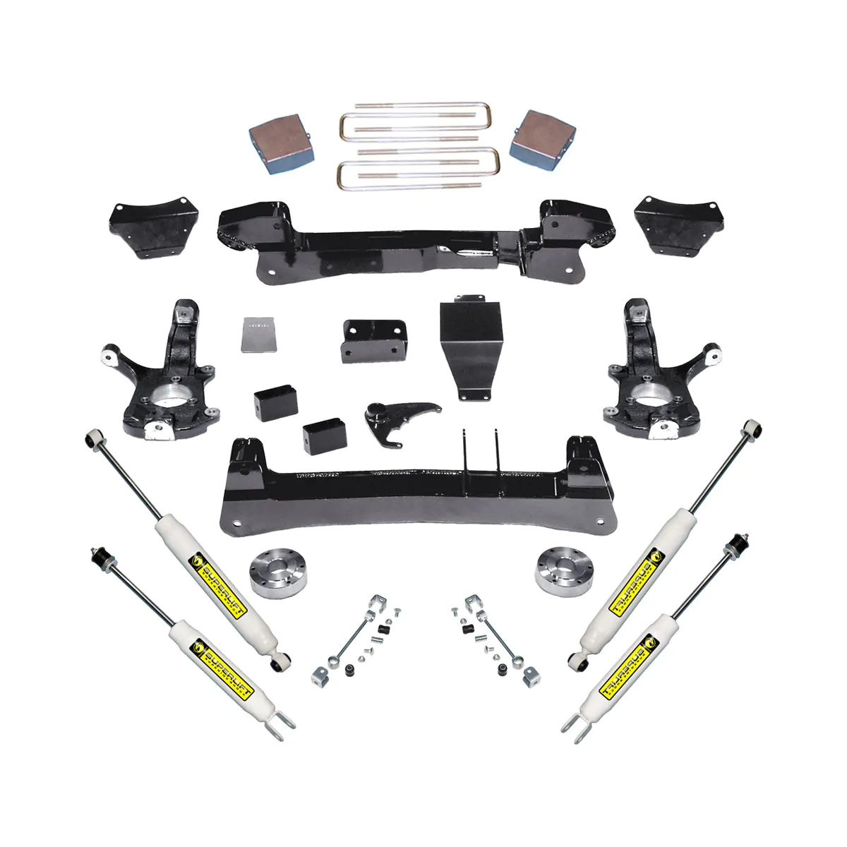 SuperLift 6" Lift Kit for 1999-2006 Chevy/GMC 1500 Pickup 4WD - Knuckle Style Kit