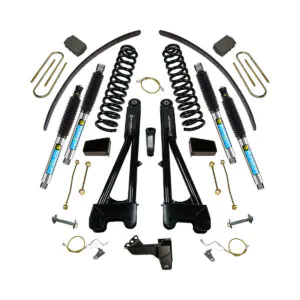 8 inch Lift Kit With Replacement Radius Arms and Bilstein Shocks - 2008-2010 Ford F-250-350 4WD - Diesel Engine-K985B