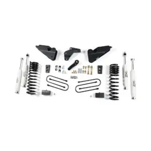 Zone Offroad 4" Radius Arm Drop Brackets Lift Kit 2013-2017 Ram 3500 (GAS)