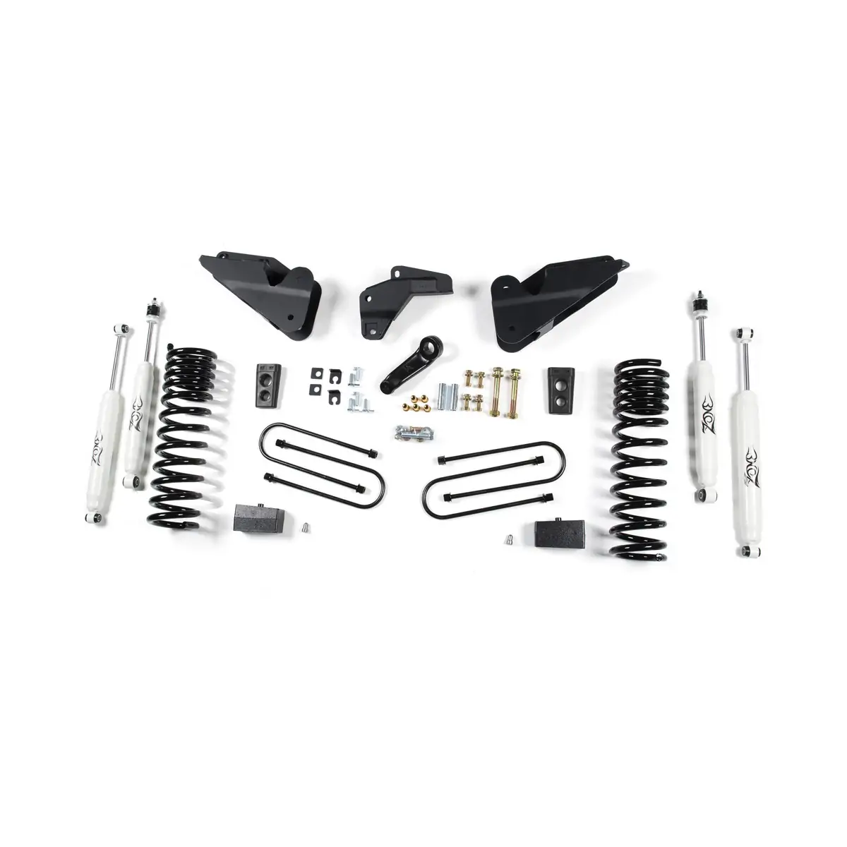 Zone Offroad 4" Radius Arm Drop Brackets Lift Kit 2013-2017 Ram 3500 (GAS)