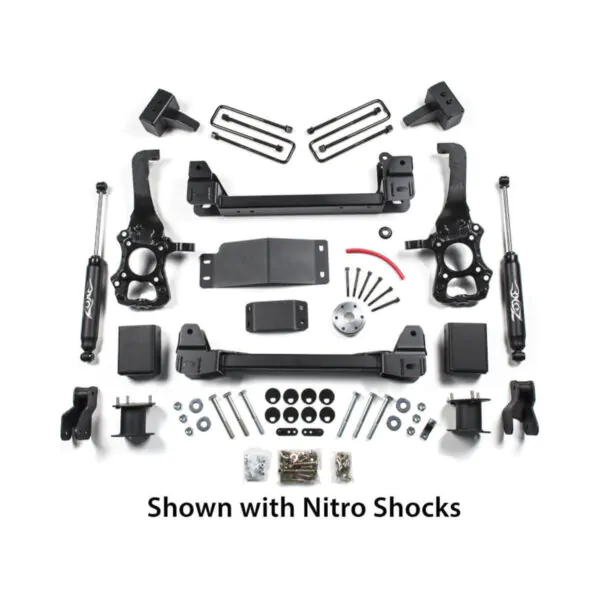 Zone Offroad 4" Strut Spacer Lift Kit 2015-2016 Ford F-150 4WD
