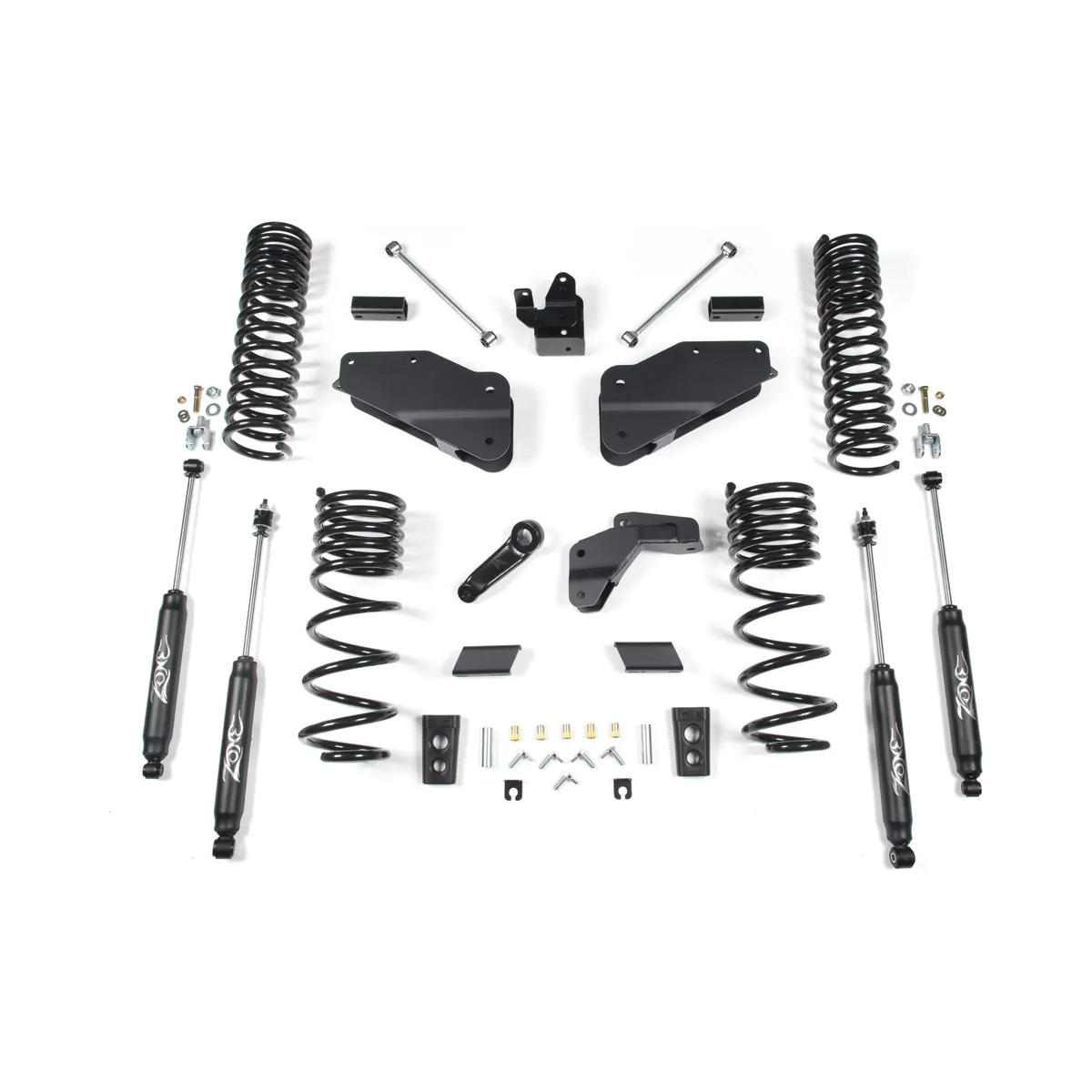 Zone Offroad 6.5" Radius Arm Drop Brackets Lift Kit 2014-2018 Ram 2500 4WD DIESEL
