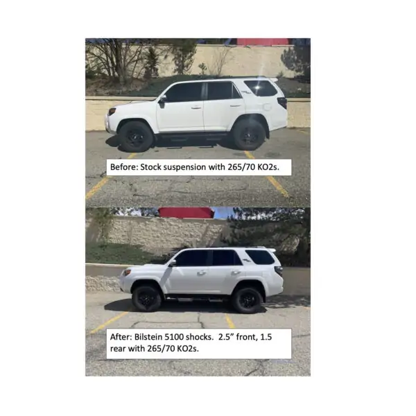 Bilstein 0-2.5″ Lift Kit With Rear Coils For 2010-2024 Toyota 4Runner customer review image