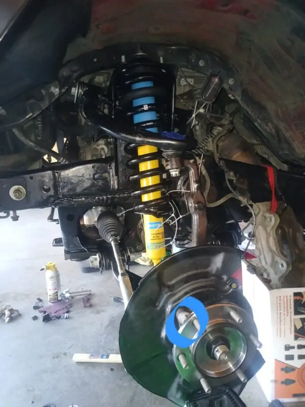 Bilstein 4600 Assembled Coilovers with OE Replacement Springs installed on 2005-2015 Toyota Tacoma